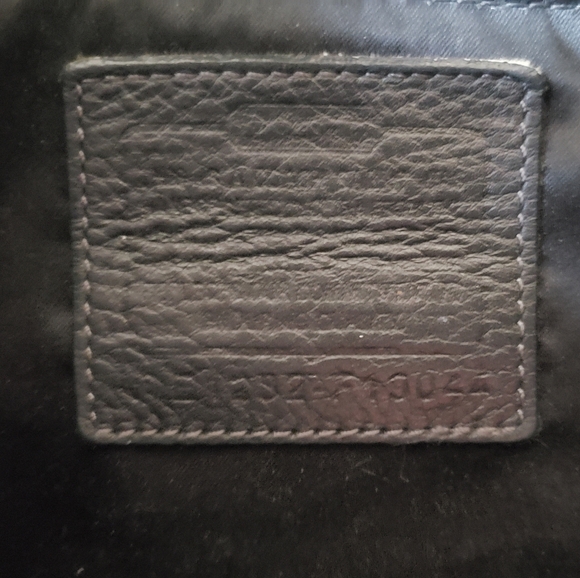 Coach Penelope Turnlock Black Pebbled Leather Handbag Shoulder Bag - Picture 9 of 12